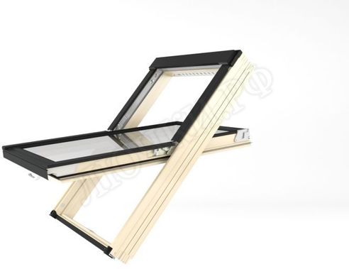 Мансардное окно Fakro FTS-V U4 Standart с двухкамерным стеклопакетом 660*1180 Мансардное окно Fakro FTS-V U4 Standart с двухкамерным стеклопакетом 660*1180