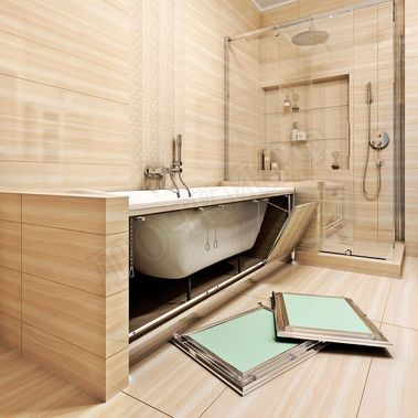 Люк под плитку Экран под ванную Люк под плитку Экран под ванную