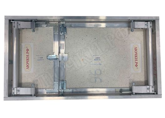 Люк под плитку Нажимной Секрет-Лайт 2 створки 1100*300 Люк под плитку Нажимной Секрет-Лайт 2 створки 1100*300