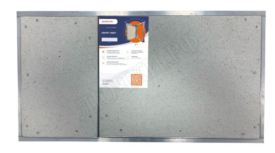 Люк под плитку Нажимной Секрет-Лайт 2 створки 1100*300 Люк под плитку Нажимной Секрет-Лайт 2 створки 1100*300