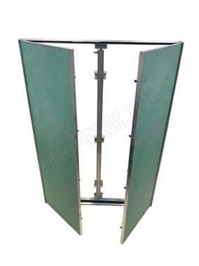 Люк под покраску Хаммер Гиппократ для установки в потолок, 2 створки, съёмная перегородка Люк под покраску Хаммер Гиппократ для установки в потолок, 2 створки, съёмная перегородка