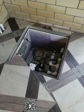 Напольный люк Премиум 50 мм 750*750 Напольный люк Премиум 50 мм 750*750