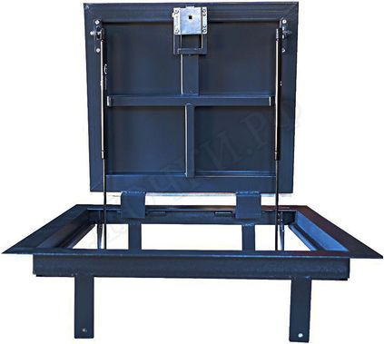 Напольный люк Самоподъемный Усиленный, Уголок, AISI304, 1 створка Напольный люк Самоподъемный Усиленный, Уголок, AISI304, 1 створка