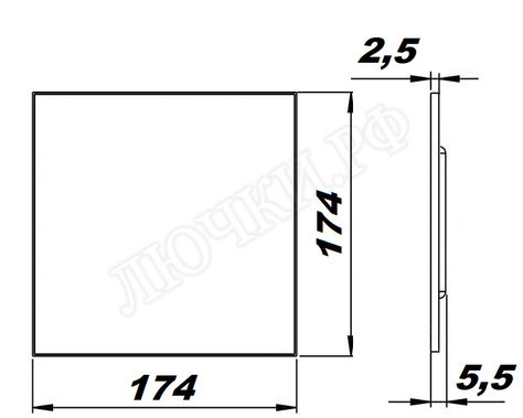 Вытяжной вентилятор airRoxy DTS, голубой, 01-166 Вытяжной вентилятор airRoxy DTS, голубой, 01-166