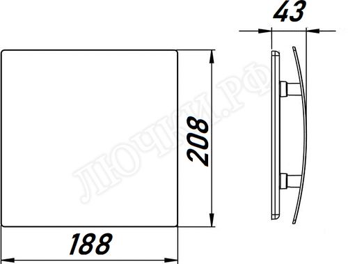 Вытяжной вентилятор Awenta System+, Silent, 125, KWS125T, PES125, Серебро, пластик Вытяжной вентилятор Awenta System+, Silent, 125, KWS125T, PES125, Серебро, пластик